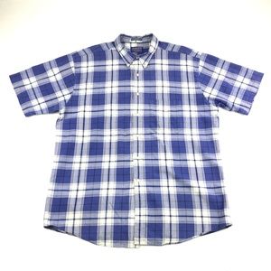 Pendleton Mens Blue Plaid Shirt XL